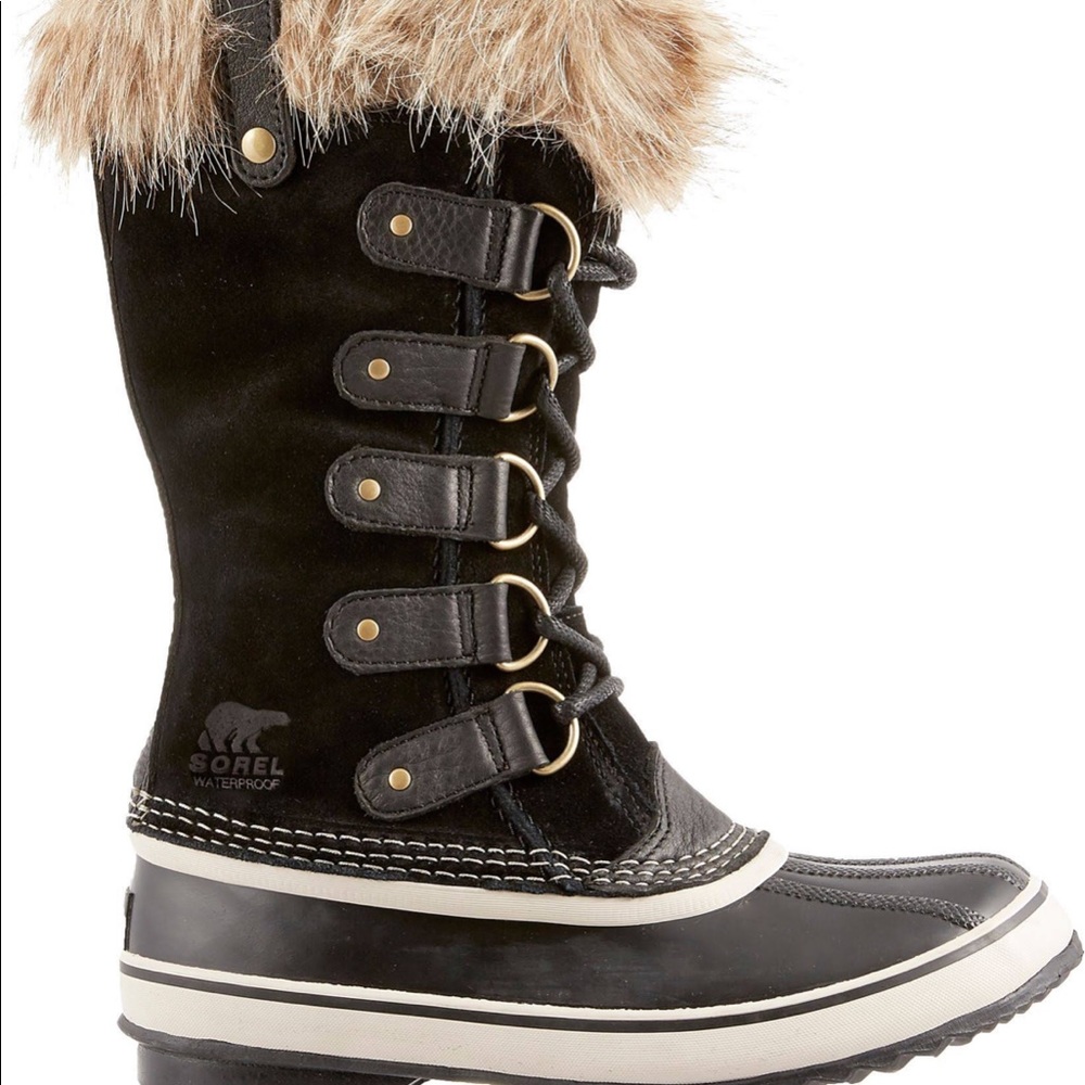 Sorel Joan of arctic black /stone waterproof boot